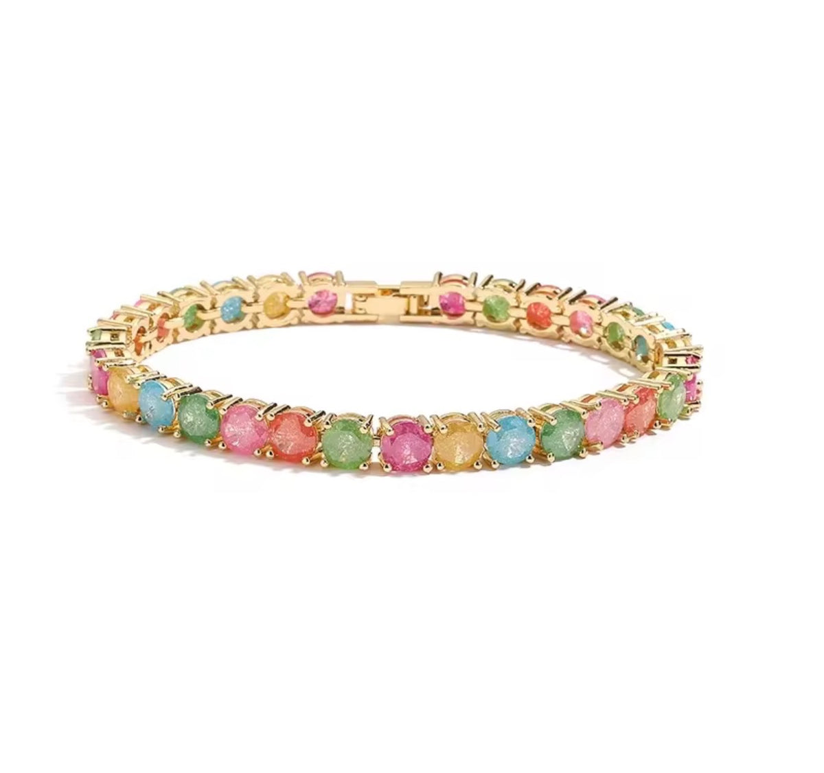Sorbet Tourmaline Tennis Bracelet
