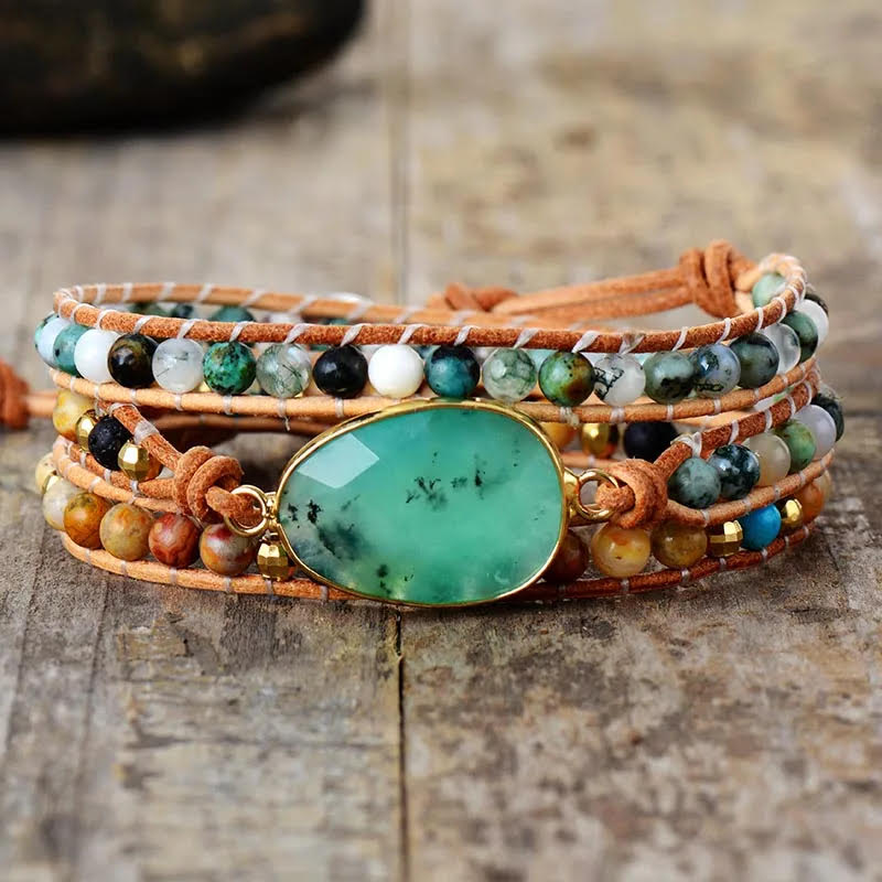 Copy of Aqua Wrap Bracelet