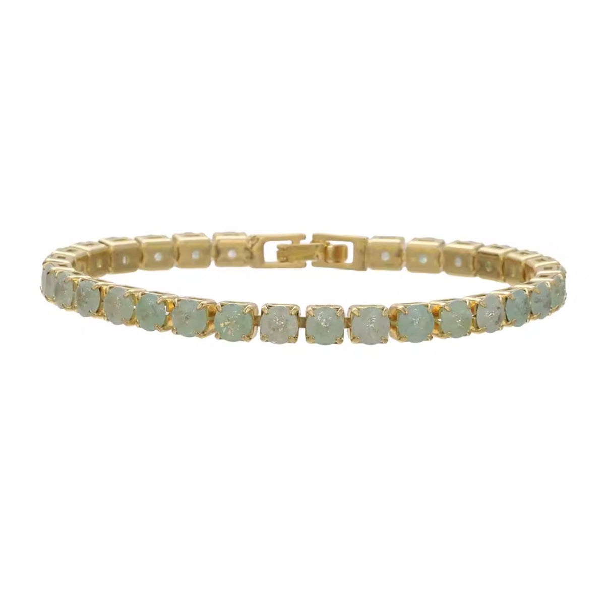 Coastal Tide Blue Tourmaline Tennis Bracelet