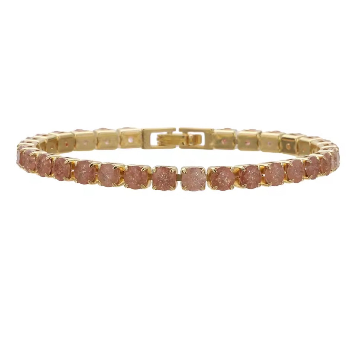 Morganite Tennis Bracelet