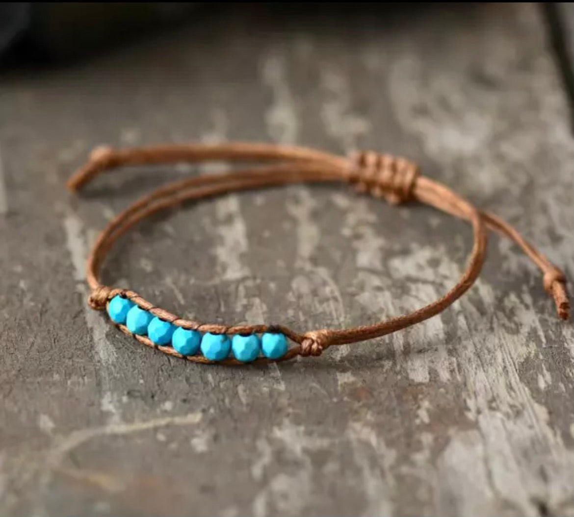 Adjustable Turquoise Bracelet