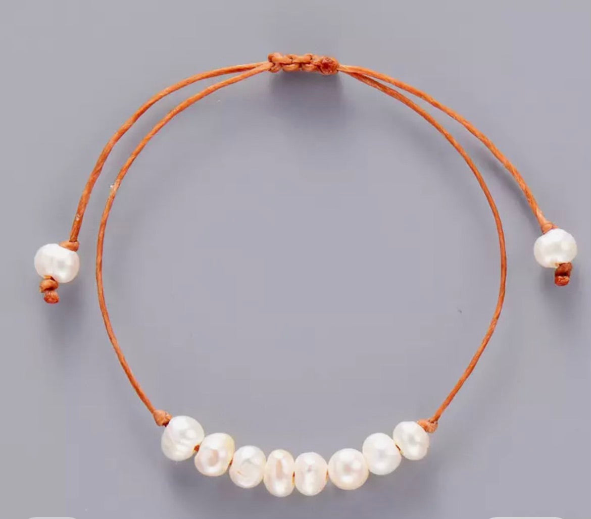 Fresh Water Pearl Single Strand Bracelet