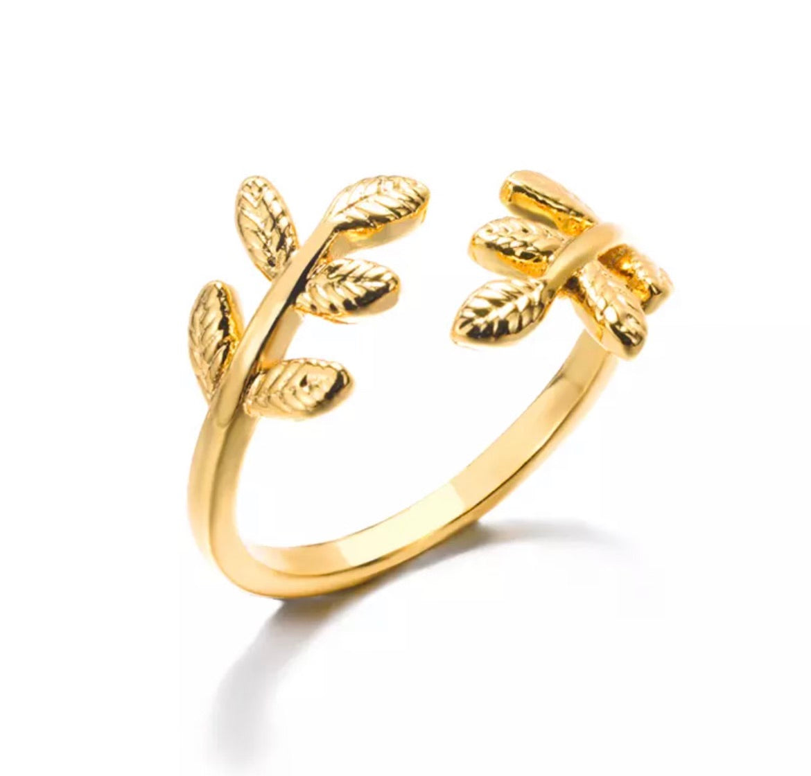 Gold Leaf Ring