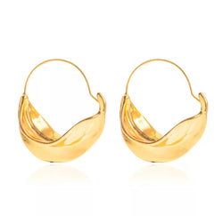 24K Gold Vermeil Hoop Earrings
